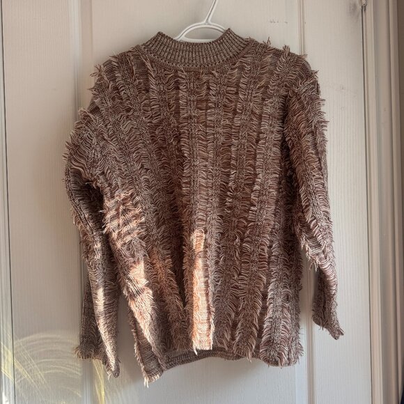 Burgundy Knit Sweater - Picture 1 of 4